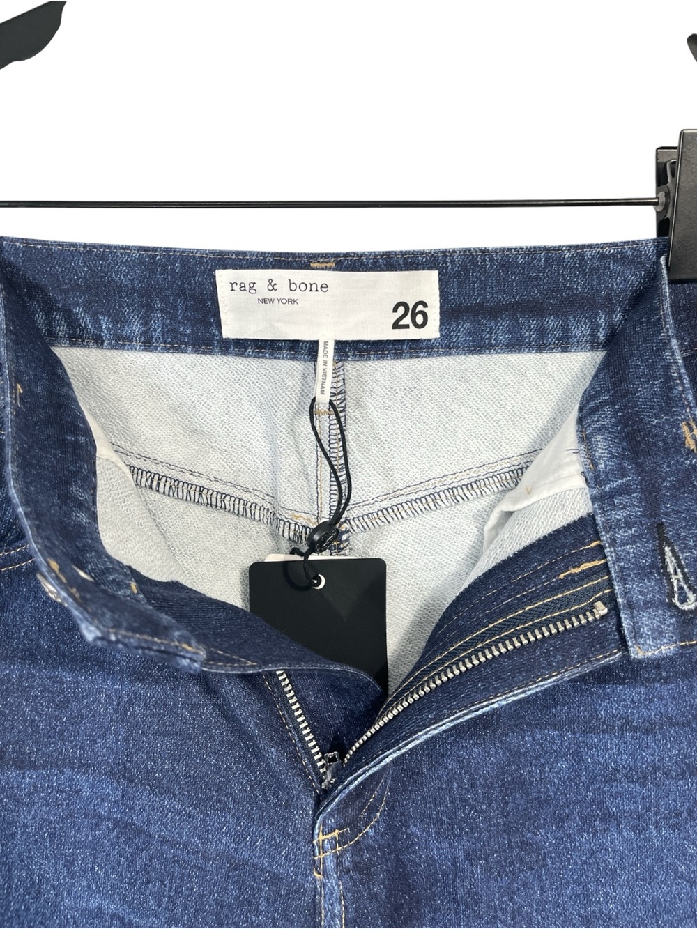 NWT Rag & Bone Miramar Sofie Wide Leg Cotton Terry Sweatpant Jeans size 26 - Picture 6 of 9